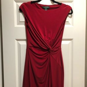 RED RALPH LAUREN DRESS
